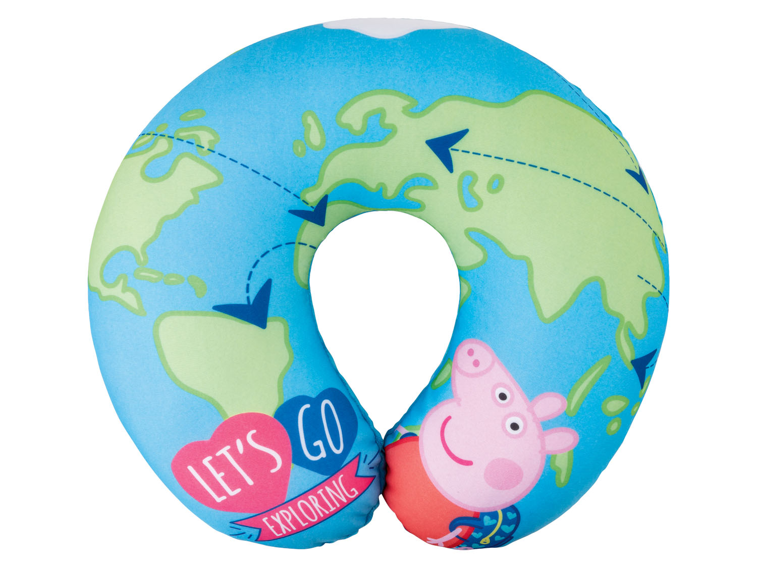 Poduszka podróżna dla dzieci, 32 x 30 cm Świnka Peppa