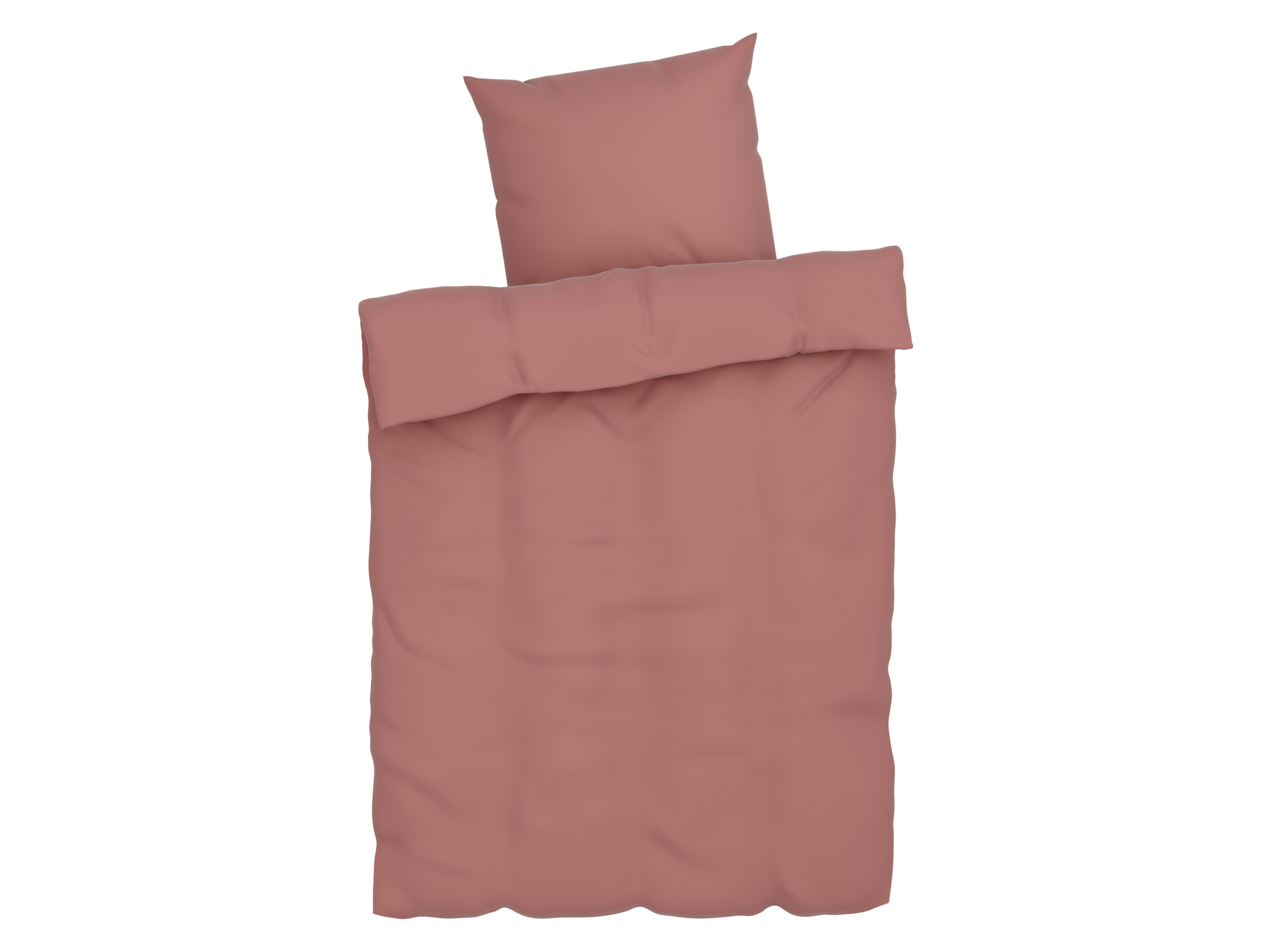 Livarno home Pościel z bawełny muślinowej, 140 x 200 cm Różowy