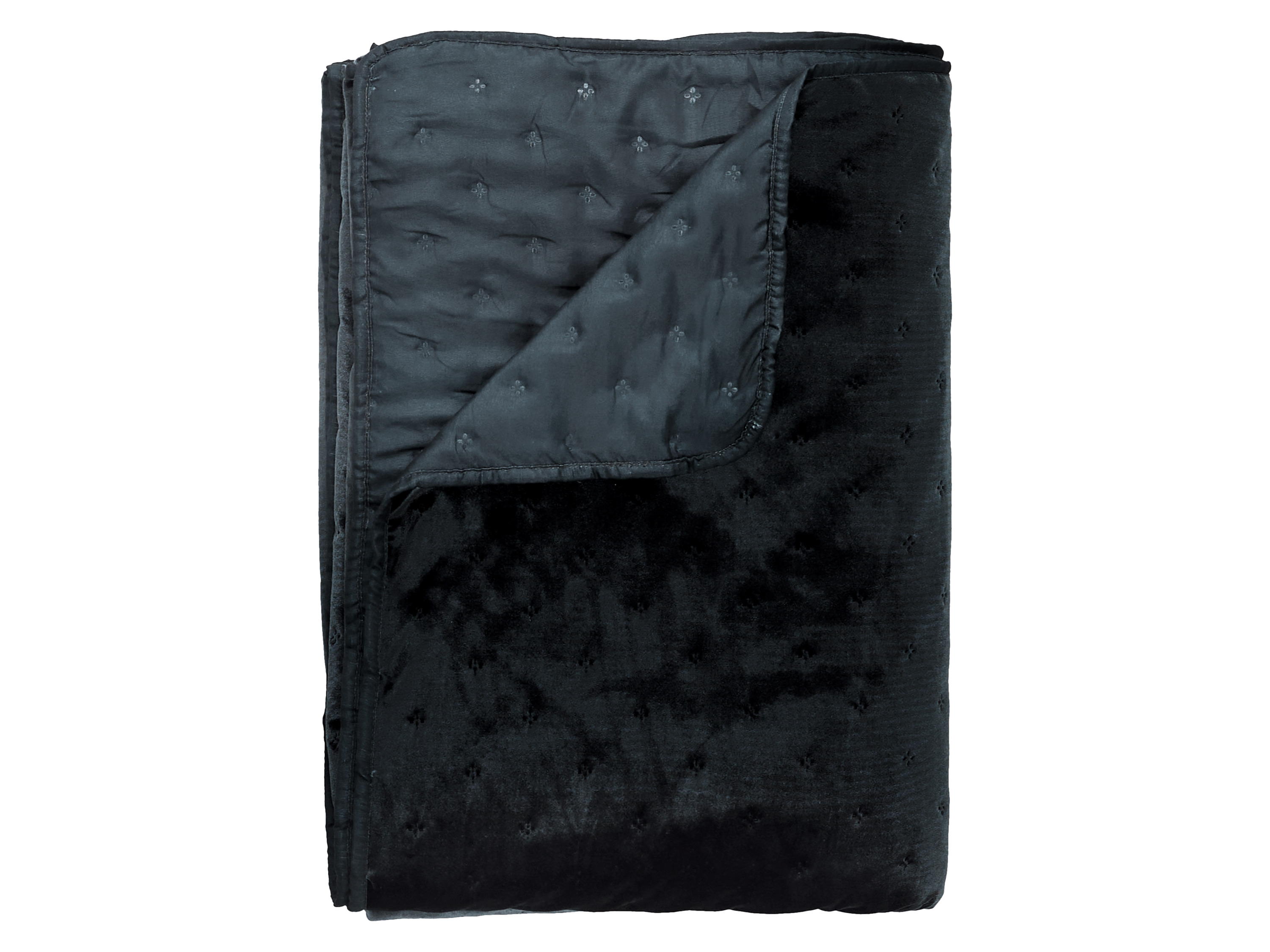 Livarno Narzuta welurowa, 200 x 240 cm Szary