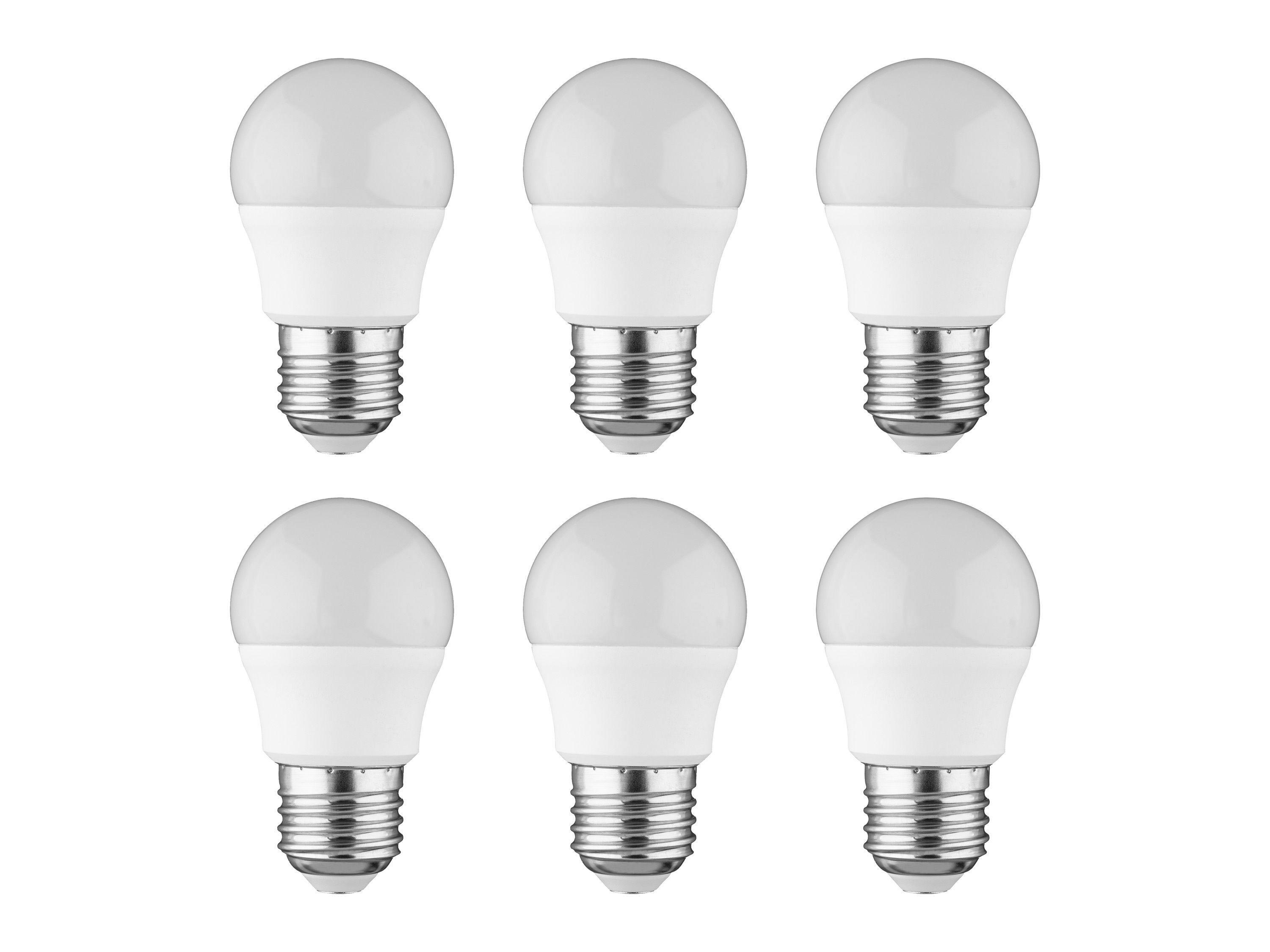Livarno home Żarówki Led, 3 W, 6 sztuk Kula E27, 3 W