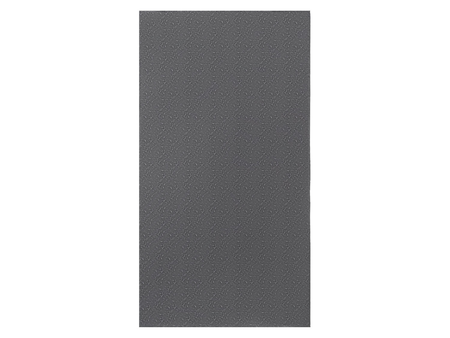 Livarno home Obrus żakardowy z szarfą w kontrastowym kolorze, 1 zestaw Prostokątny 150 x 280cm + 20 x 280cm, Antracytowy