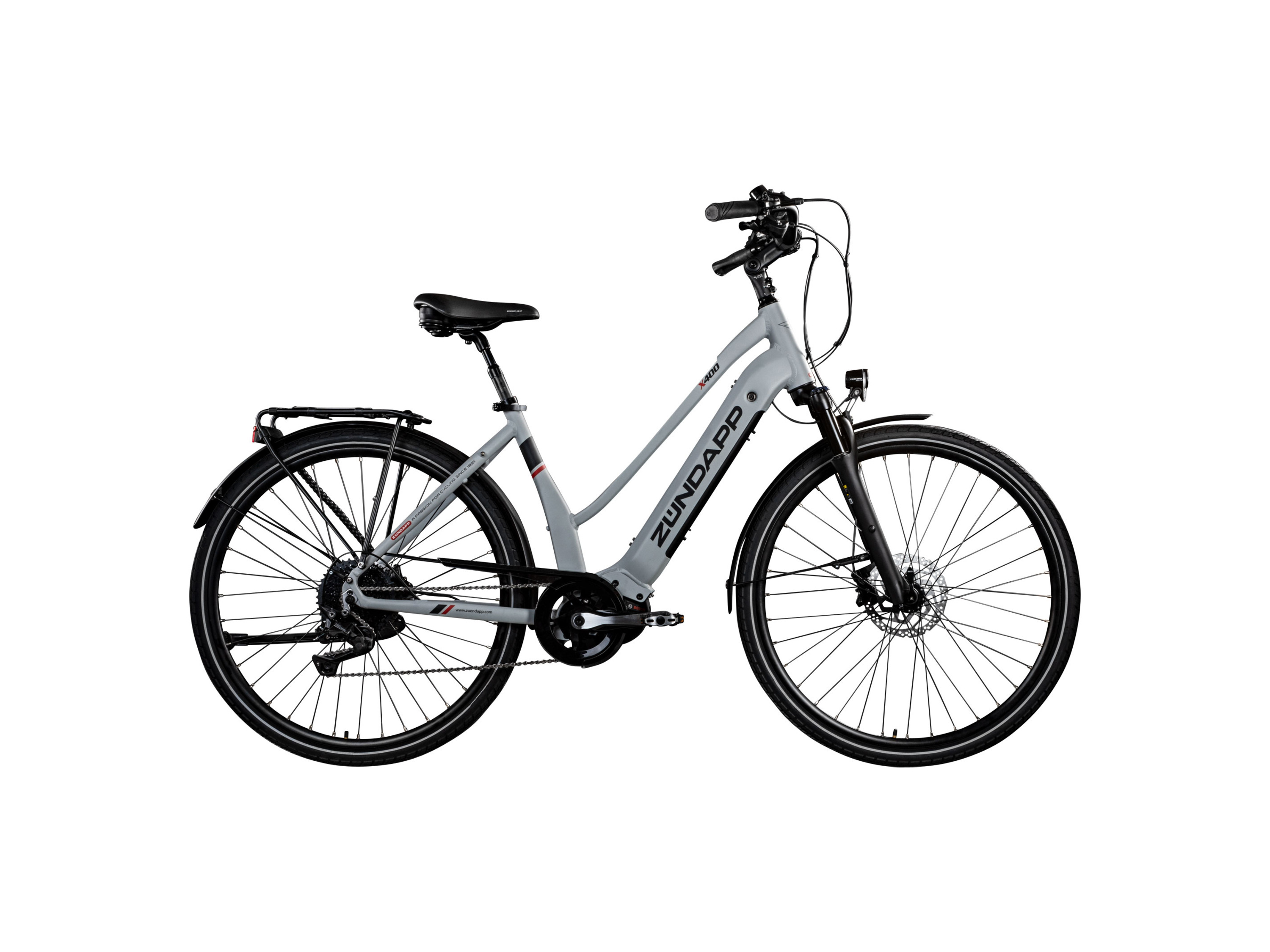 Zündapp Rower elektryczny trekkingowy E-Bike Trekking X500 / X400 Ladies X400, Srebrny
