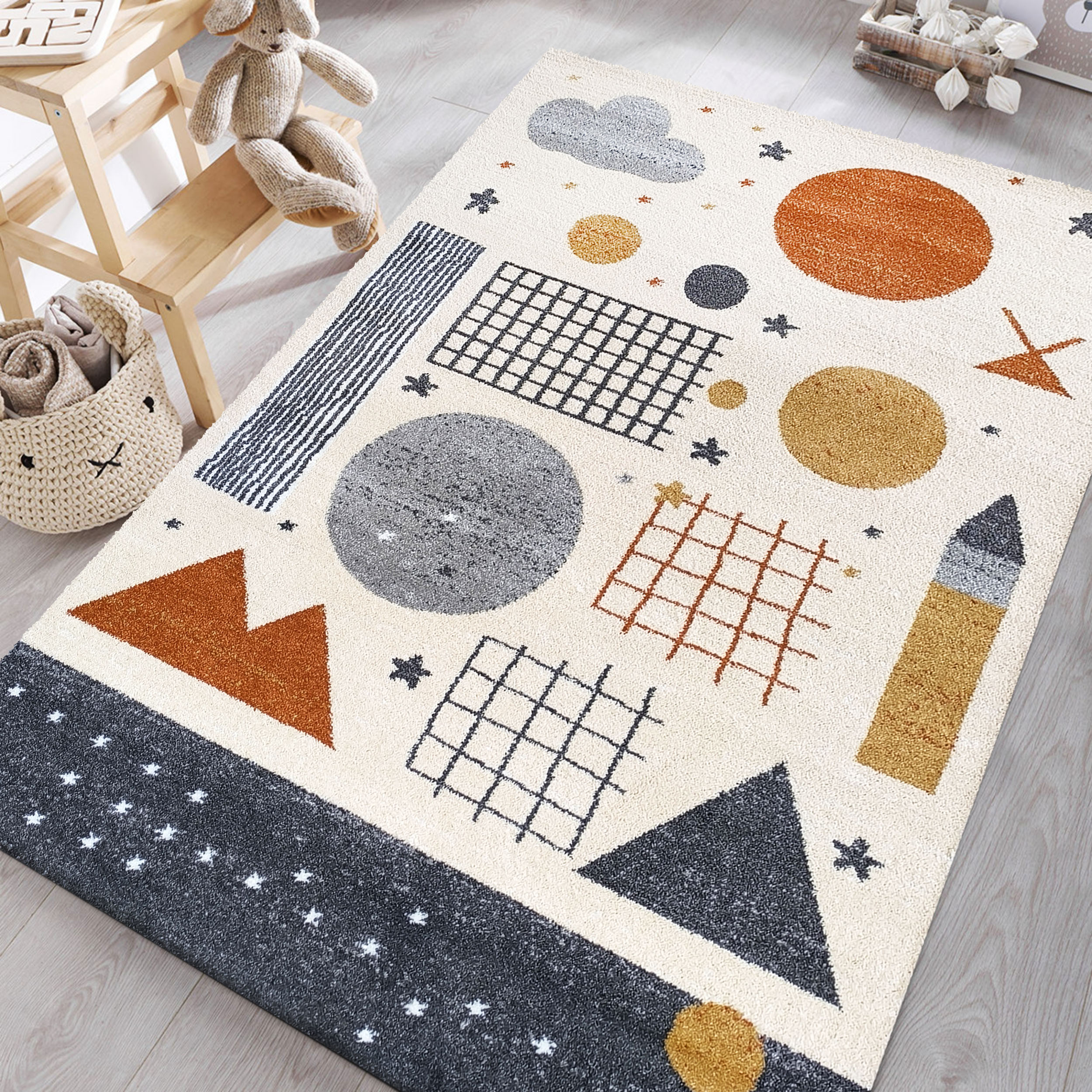 Dywan dziecięcy - 120 x 170 cm - Wielokolorowy - Dywanopol