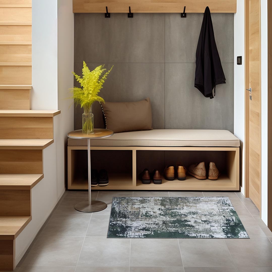 Dywan - 60 x 100 cm - Zielony - Nowoczesny - Dywanopol