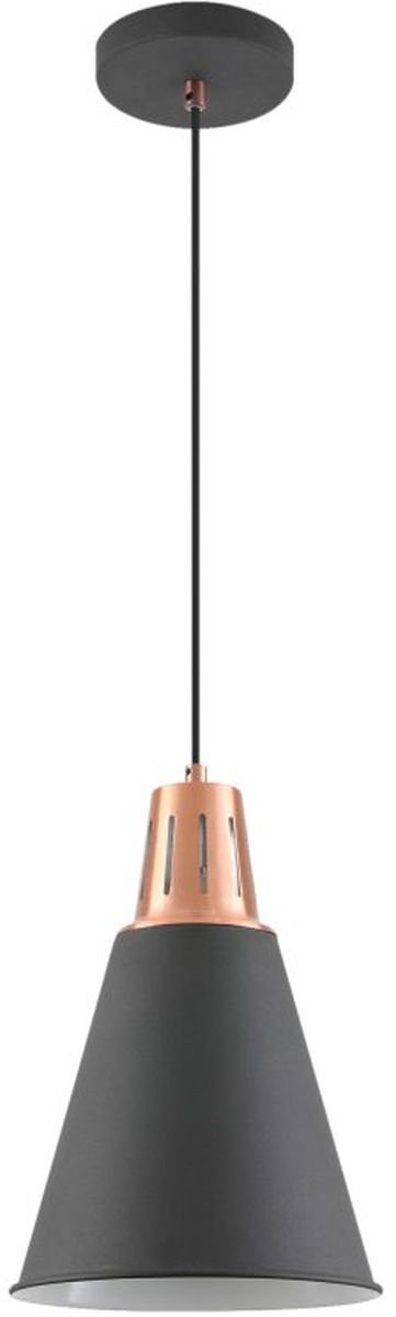 Darmowa Dostawa - Lampa wisząca 1x40 W czarna-złota GTV Gianni OSGIANE2711DEC