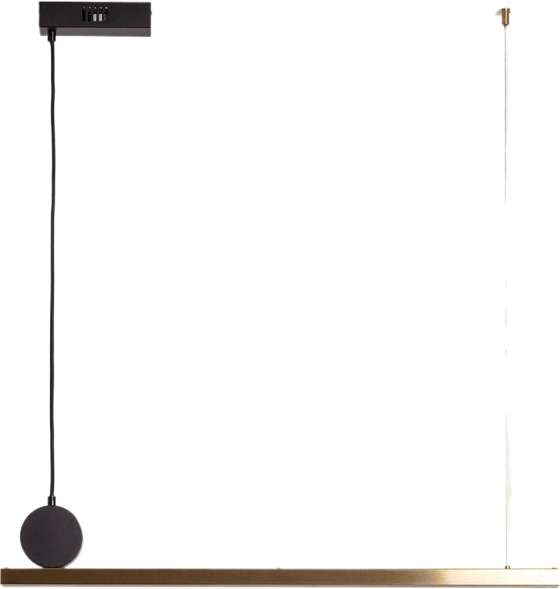 Darmowa Dostawa - Lampa wisząca 1x14 W złota Abruzzo Cavalese ABRLWLCAV14W