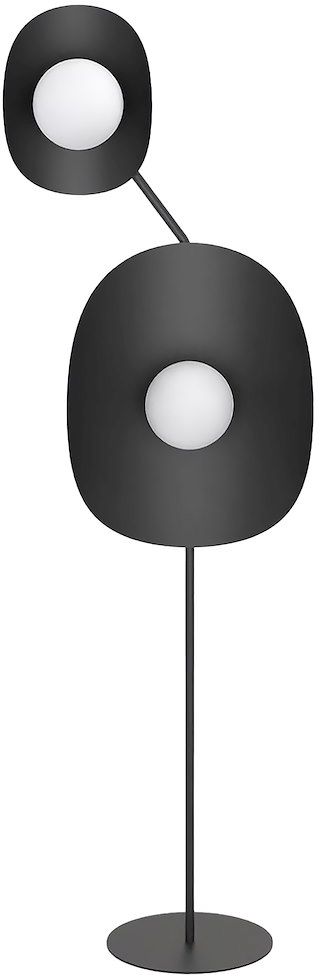 Darmowa Dostawa - Lampa stojąca 2x8 W czarna Emibig Delulu 1600LP2