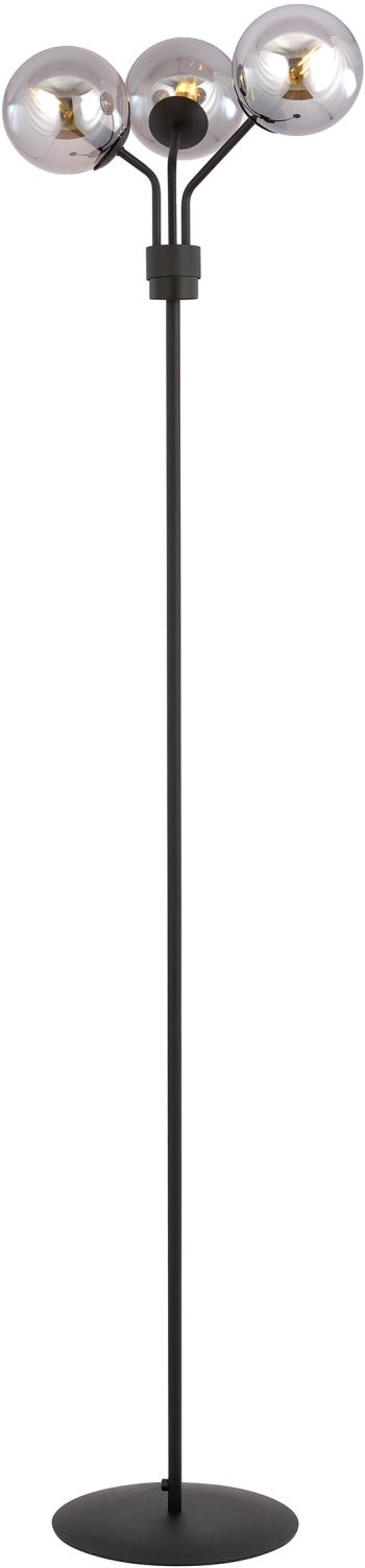 Darmowa Dostawa - Lampa stojąca 3x10 W czarna-grafitowa Emibig Nova 1140LP3
