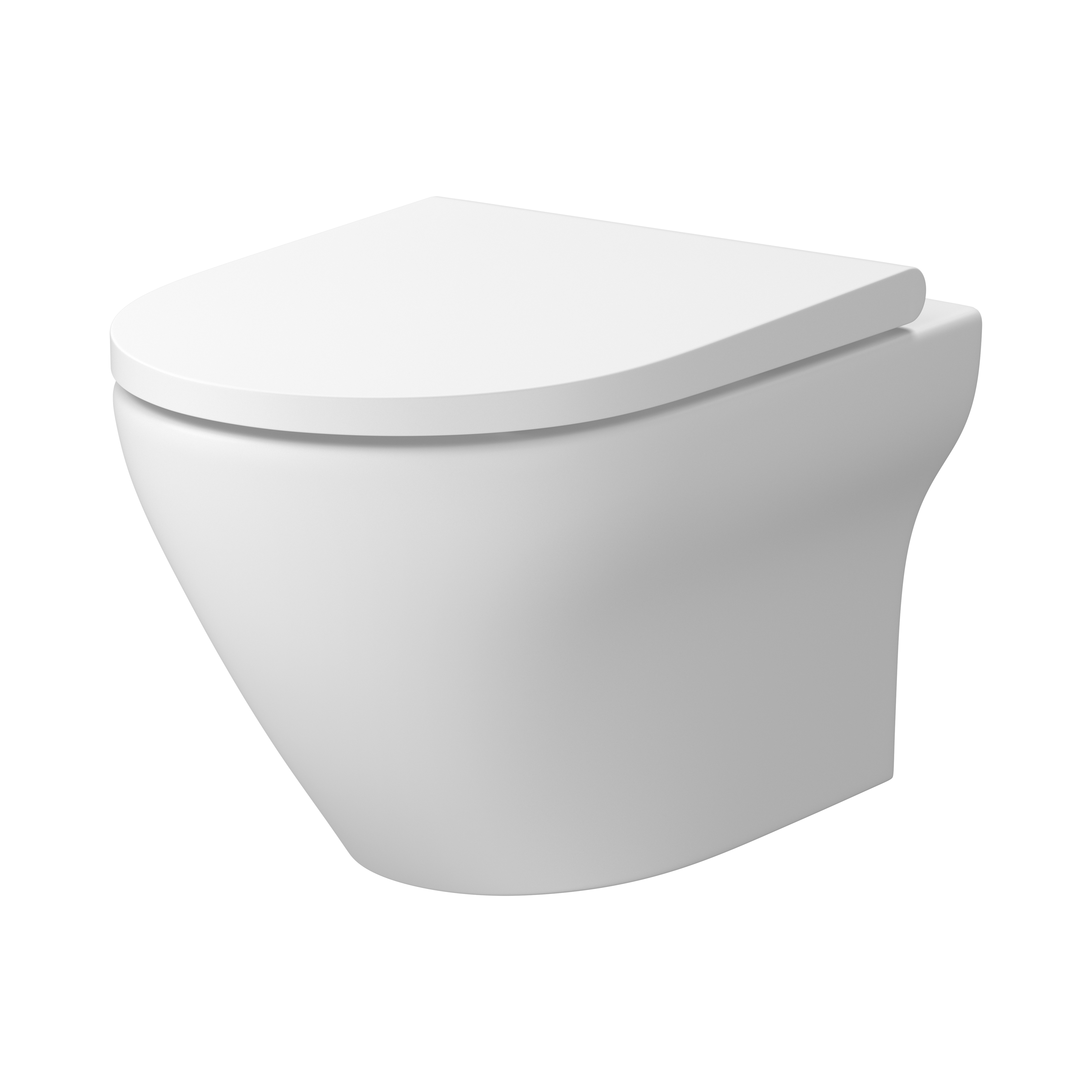 Darmowa Dostawa - Miska WC z deską wolnoopadającą wisząca bez kołnierza biały mat Cersanit Larga S701608