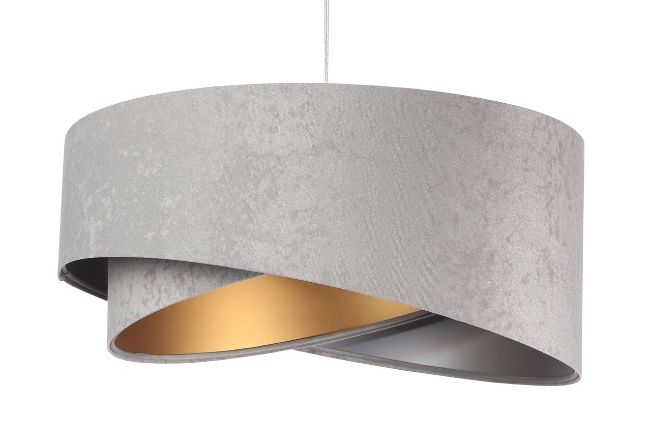 Darmowa Dostawa - Lampa wisząca 1x60 W złota-szary/popielaty-srebrna BPS Koncept Galaxy 060MIX013