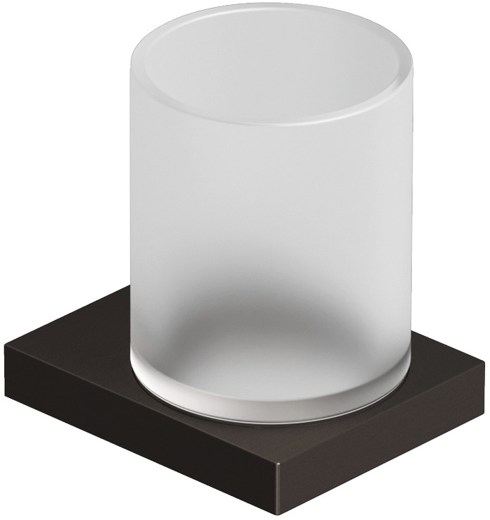 Darmowa Dostawa - Kubek do mycia zębów biały-czarny Kludi Vela C 31975N2