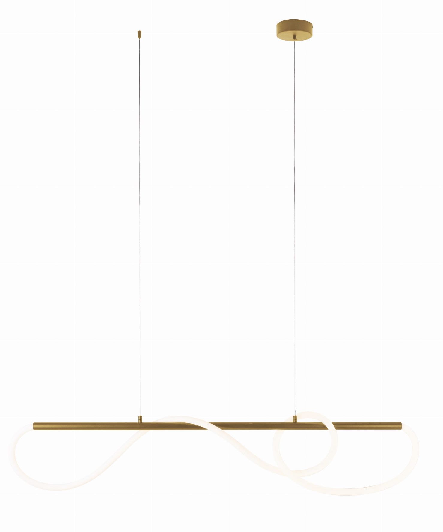 Darmowa Dostawa - Lampa wisząca 1x30 W złota MaxLight Laguna P0614