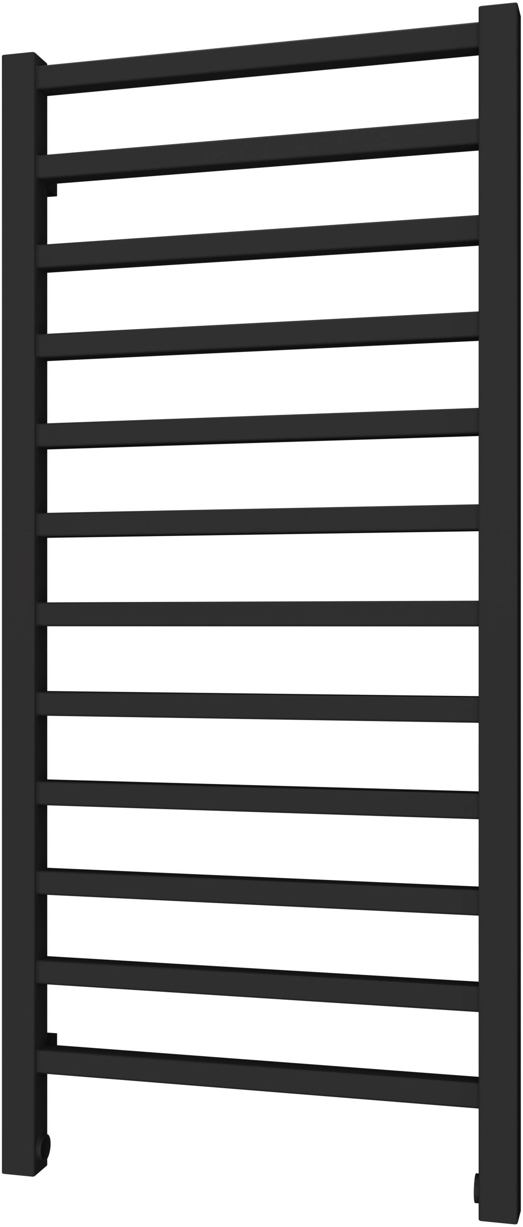 Darmowa Dostawa - Grzejnik łazienkowy drabinkowy 94x43 cm czarny Imers Tell G0174309405