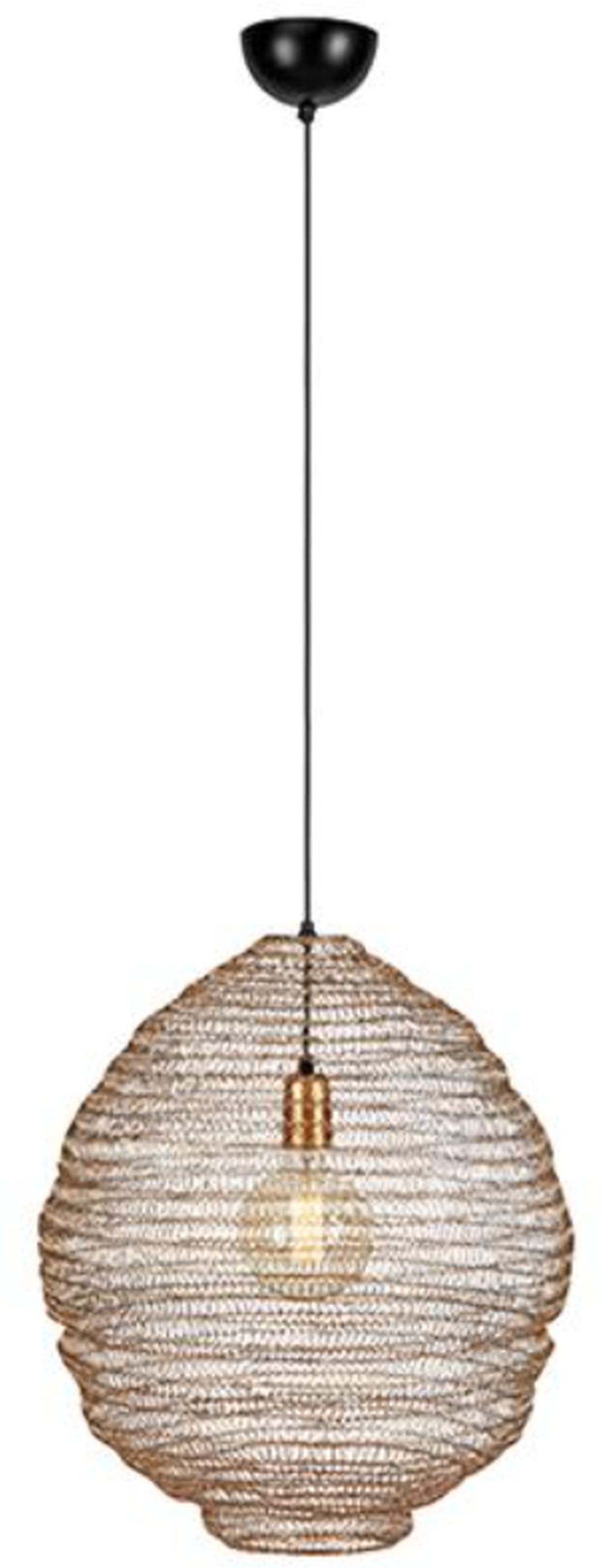 Darmowa Dostawa - Lampa wisząca 1x40 W złota Markslöjd Tazza 108773