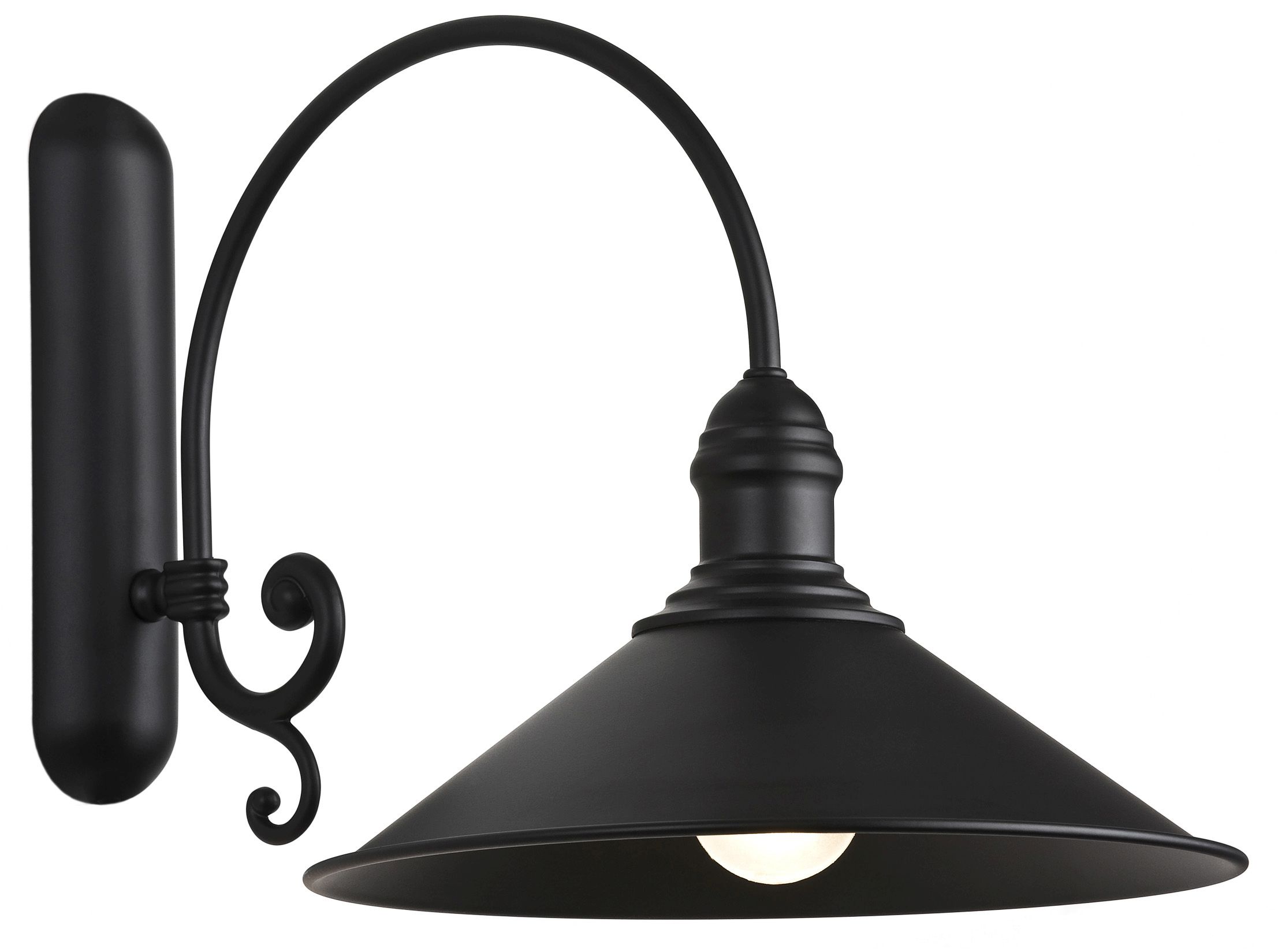 Darmowa Dostawa - Kinkiet 1x16 W czarny Argon Erba 633