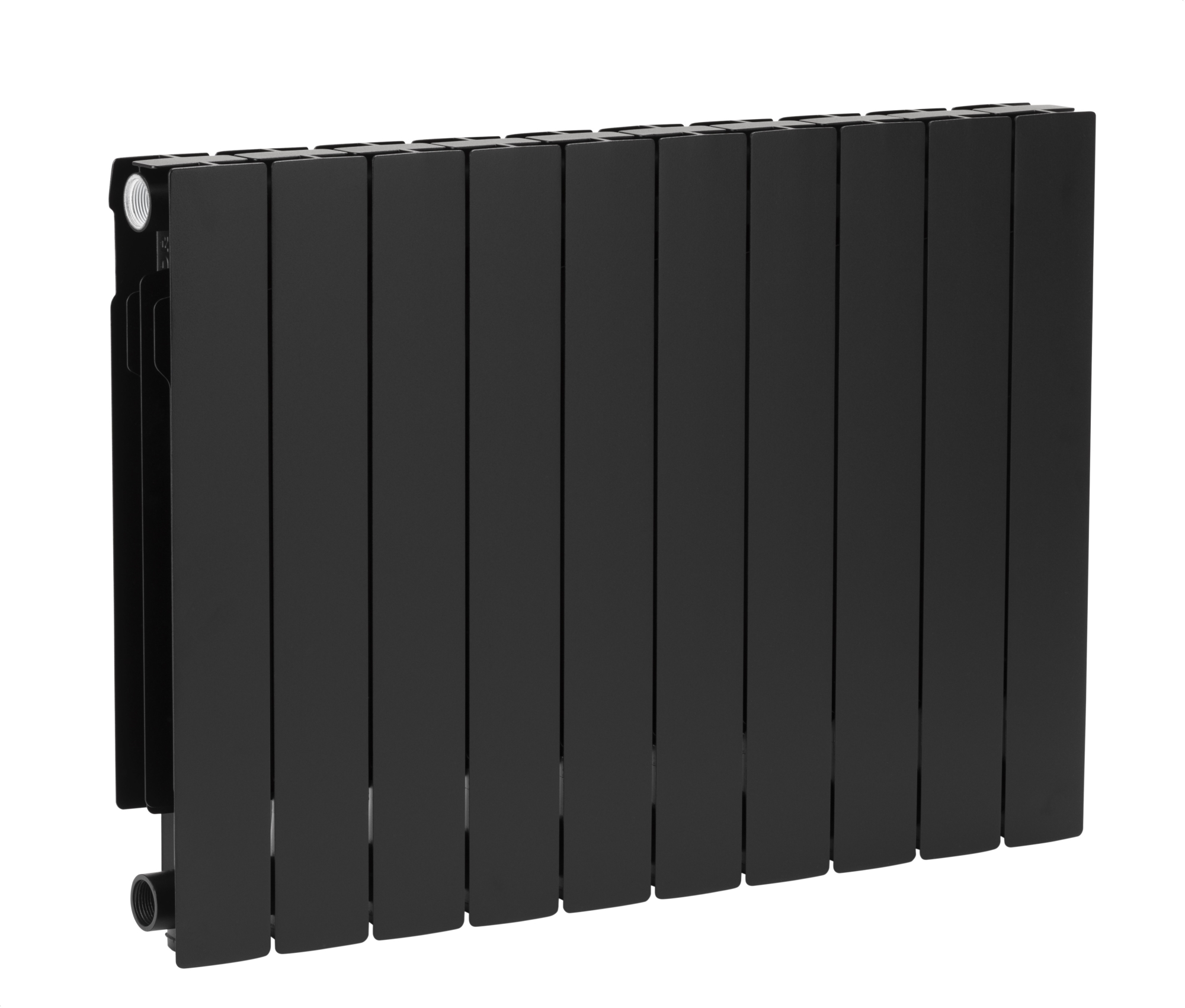 Darmowa Dostawa - Grzejnik pokojowy 67.2x80.5 cm podłączenie boczne czarny KFA Armatura ADR 76410081