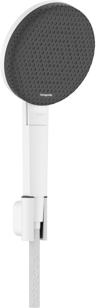 Darmowa Dostawa - Zestaw prysznicowy ścienny biały Hansgrohe Raindance Alive Select S 24611700