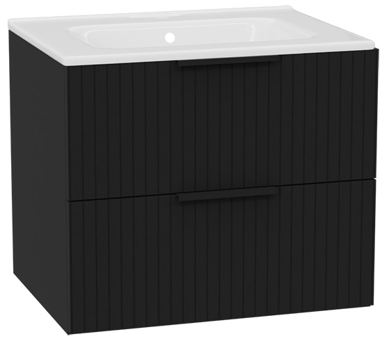 Darmowa Dostawa - Umywalka z szafką 61 cm czarną Excellent Tuto 2.0 MLEX2172K600365BKBK