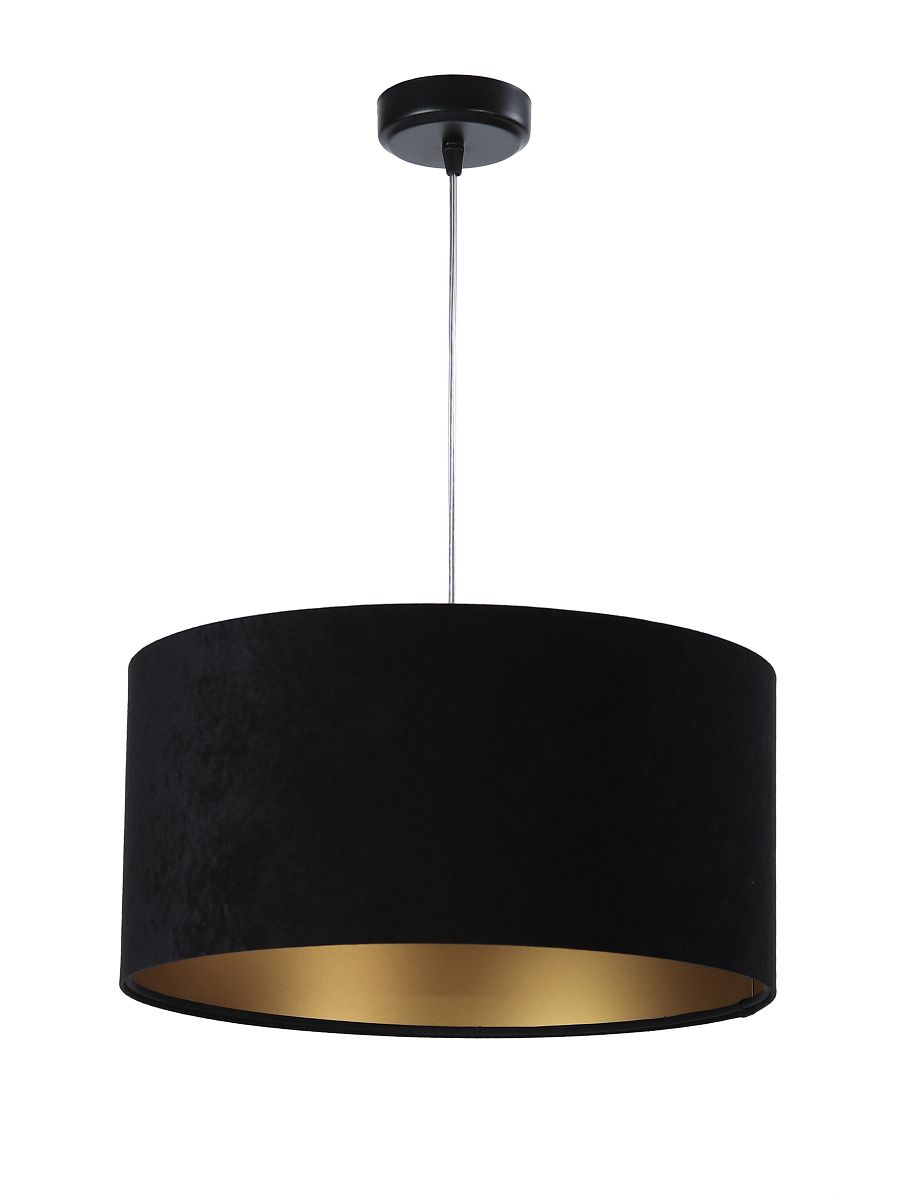 Darmowa Dostawa - Lampa wisząca 1x60 W czarna-złota BPS Koncept Standard HomeLight 01000940