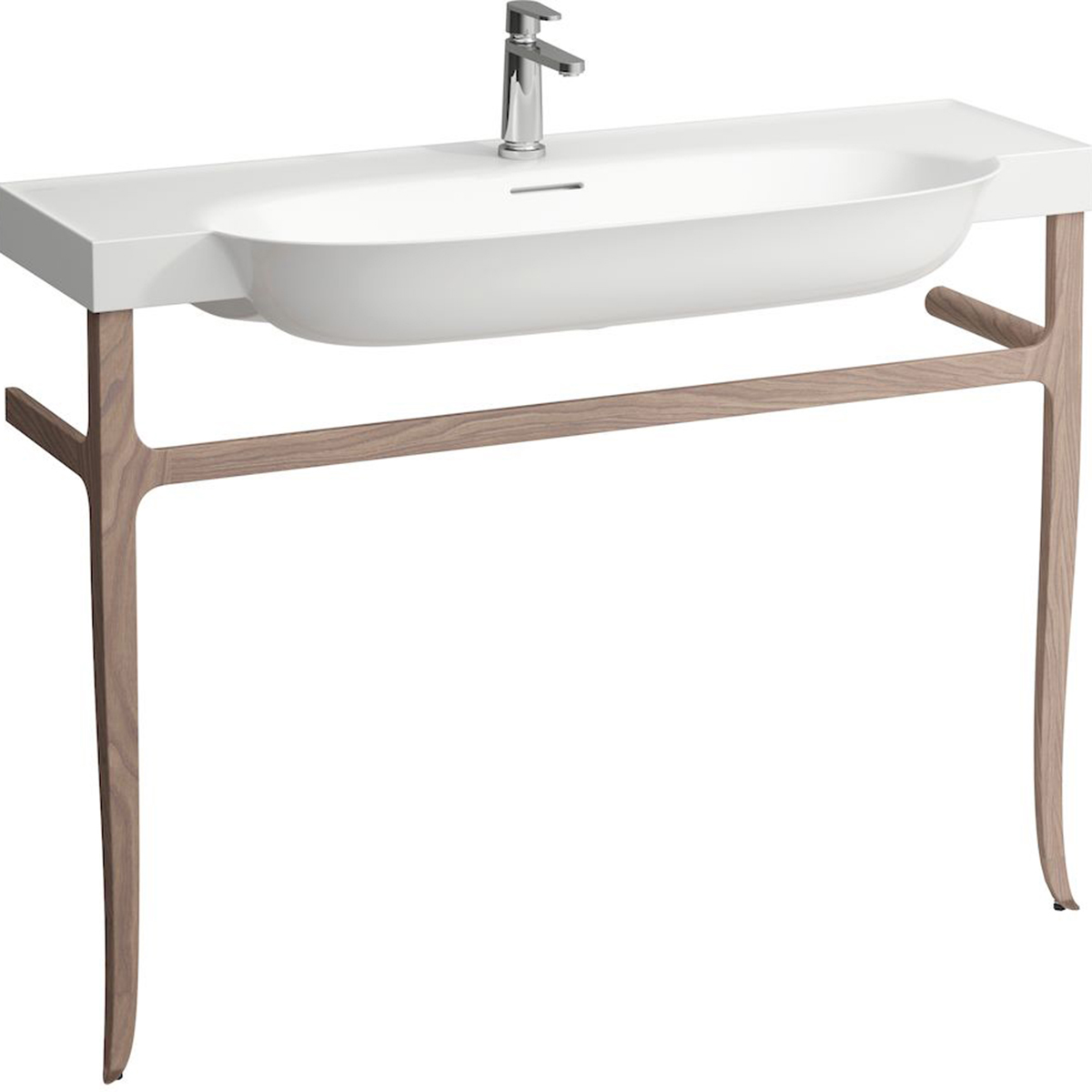 Darmowa Dostawa - Konsola podumywalkowa 118x32x83 cm orzech Laufen The New Classic H4060730856291