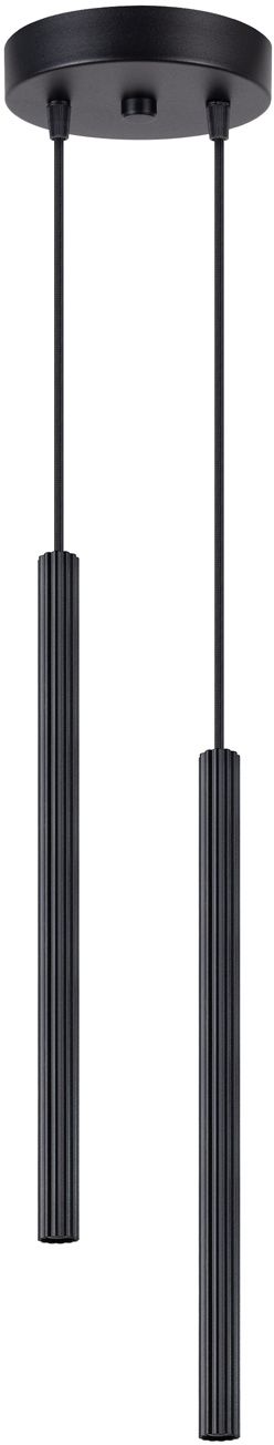 Darmowa Dostawa - Lampa wisząca 2x8 W czarna Sollux Lighting Arche SL1867