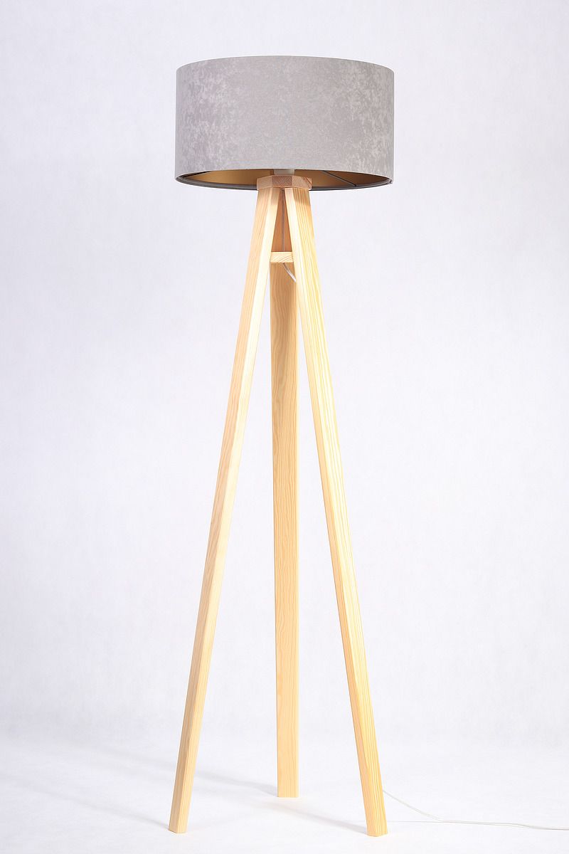 Darmowa Dostawa - Lampa stojąca 1x60 W złota-szara BPS Koncept Standard HomeLight 010P01440