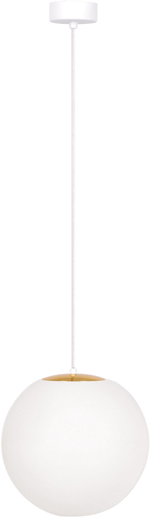 Darmowa Dostawa - Lampa wisząca 1x40 W biała-złota Kaja Elmo K5312