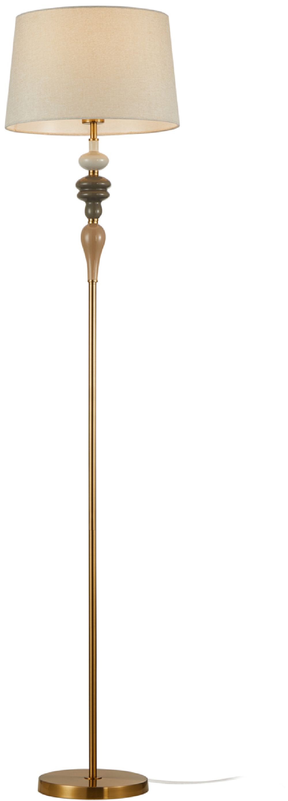 Darmowa Dostawa - Lampa stojąca 1x60 W brązowa Italux Moren FL84678AAB