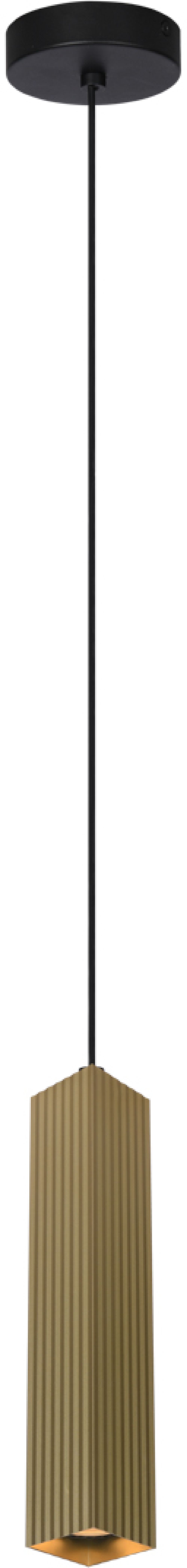 Darmowa Dostawa - Lampa wisząca 1x10 W złota Italux Tecno PND374921GD