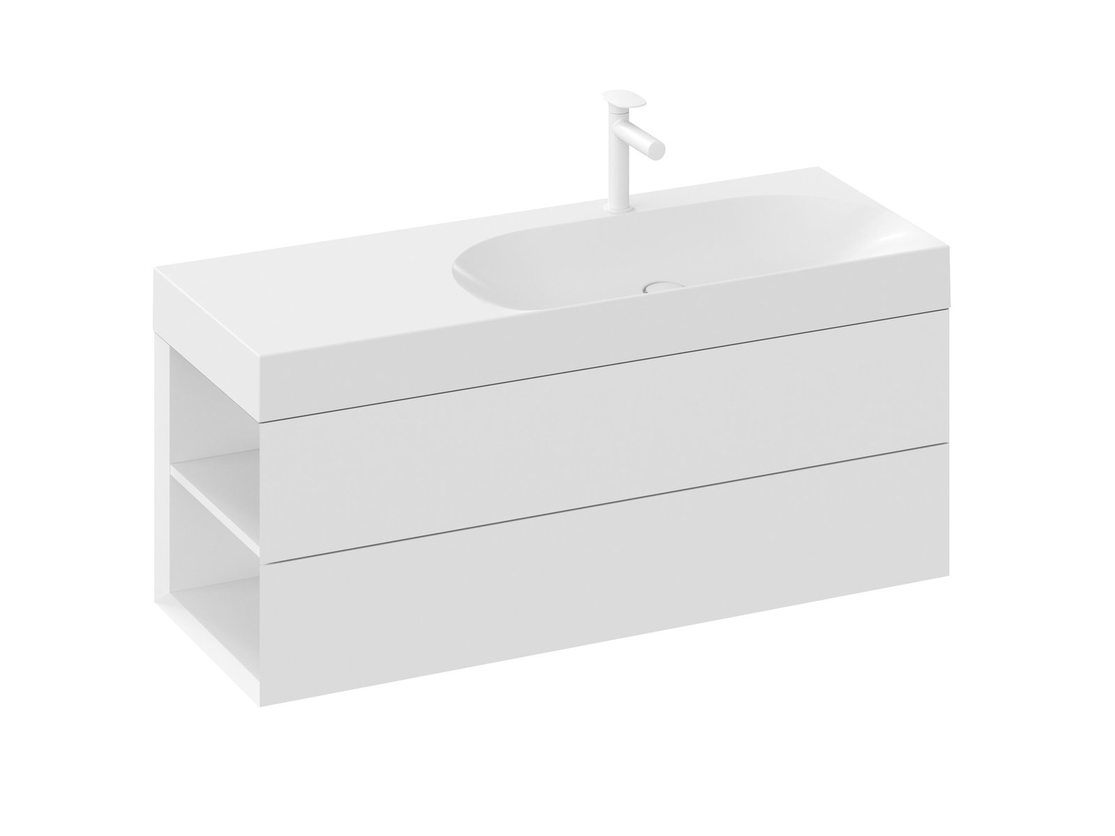 Darmowa Dostawa - Szafka 120x45x43 cm podumywalkowa wisząca biała Ravak Lite X000001879