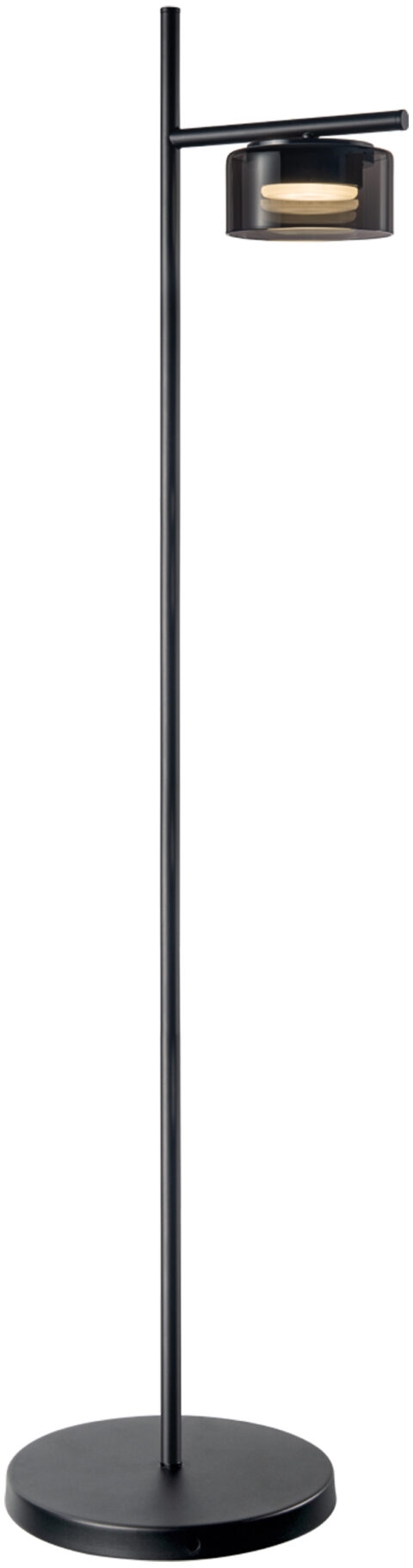 Darmowa Dostawa - Lampa stojąca 1x10 W czarna Goldlux Ofelia 331489