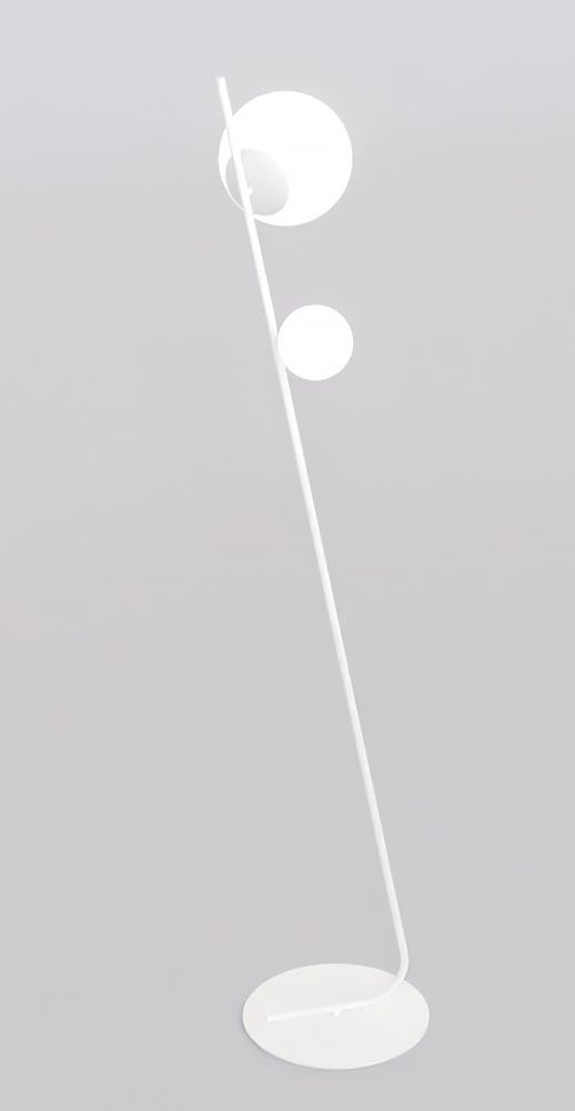 Darmowa Dostawa - Lampa stojąca 2x8 W biała Emibig Tatu 1505LP2