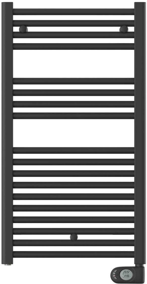 Darmowa Dostawa - Grzejnik elektryczny z grzałką 98x50 cm czarny Zehnder Aura PBEBZ09050MQ