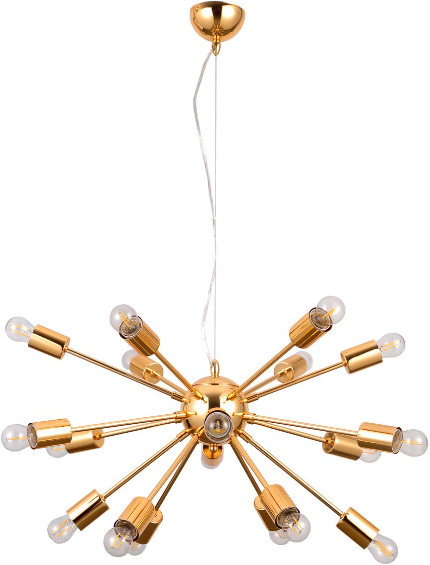 Darmowa Dostawa - Lampa wisząca x40 W złota Italux Theo AD2000018