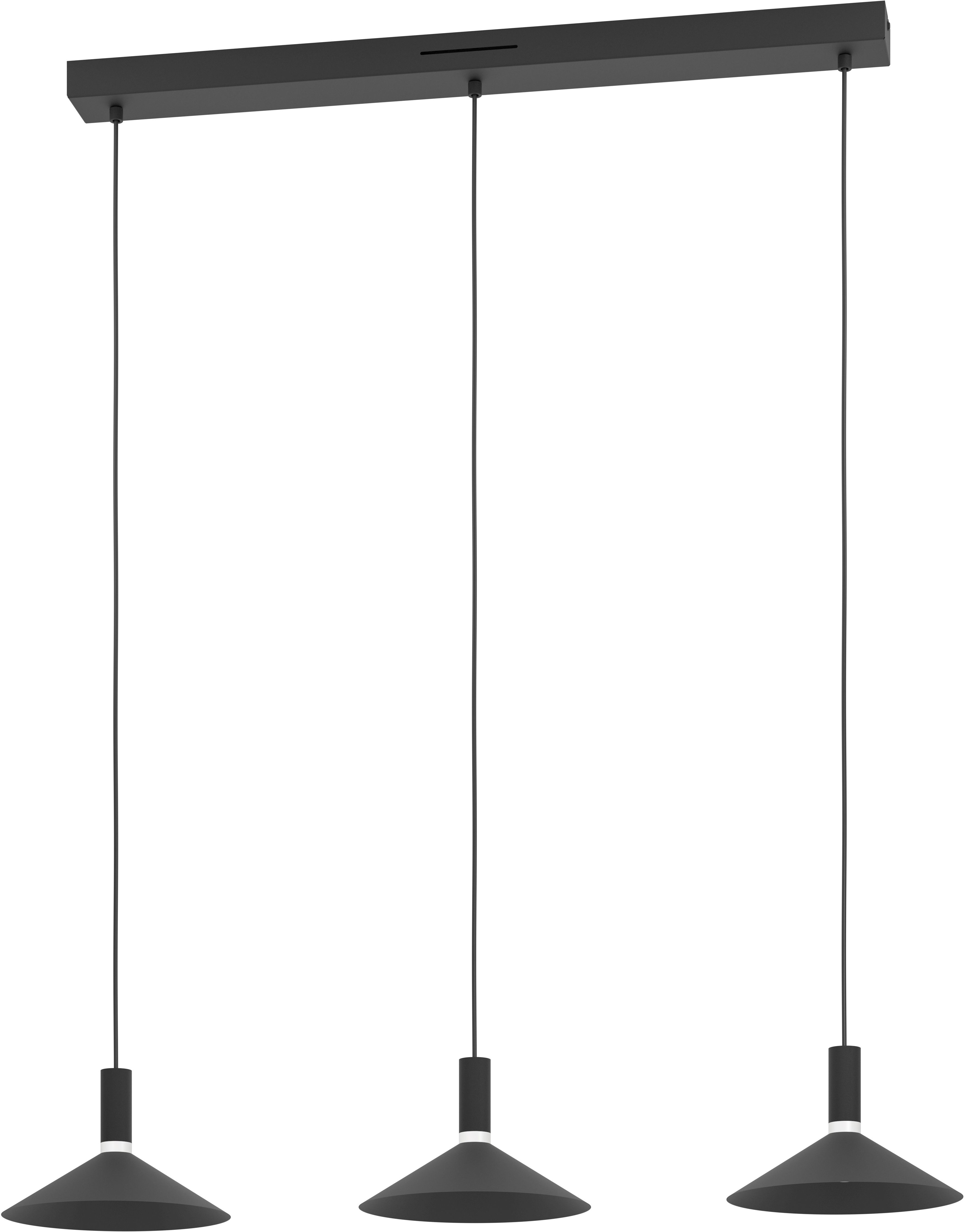 Darmowa Dostawa - Lampa wisząca 3x7 W biała-czarna Eglo Conomavilla-Z 902184