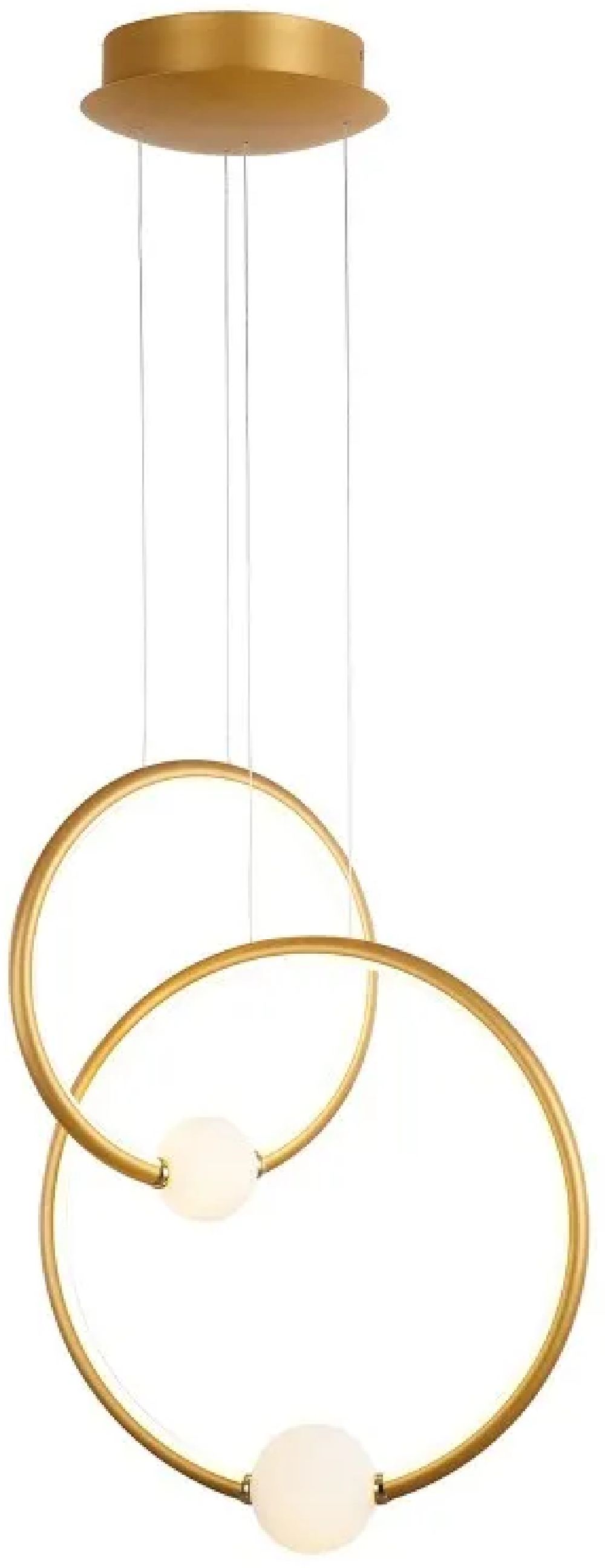 Darmowa Dostawa - Lampa wisząca 1x44 W złota Italux Lozanna PND201120352BGD