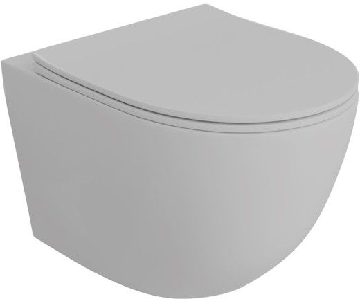 Darmowa Dostawa - Miska WC wisząca bez kołnierza szary mat LaVita Sinto 5900378333272