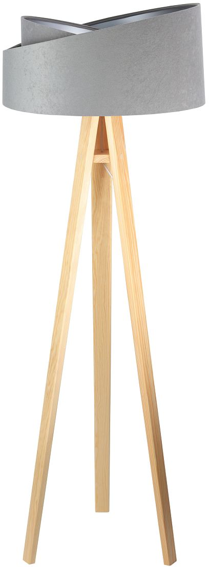 Darmowa Dostawa - Lampa stojąca 1x60 W szara-srebrna BPS Koncept Galaxy 060P013