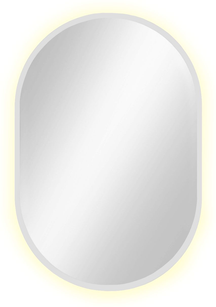 Darmowa Dostawa - Lustro 40x90 cm owalne z oświetleniem biały Baltica Design Tiny Border Pastille 5904107904719