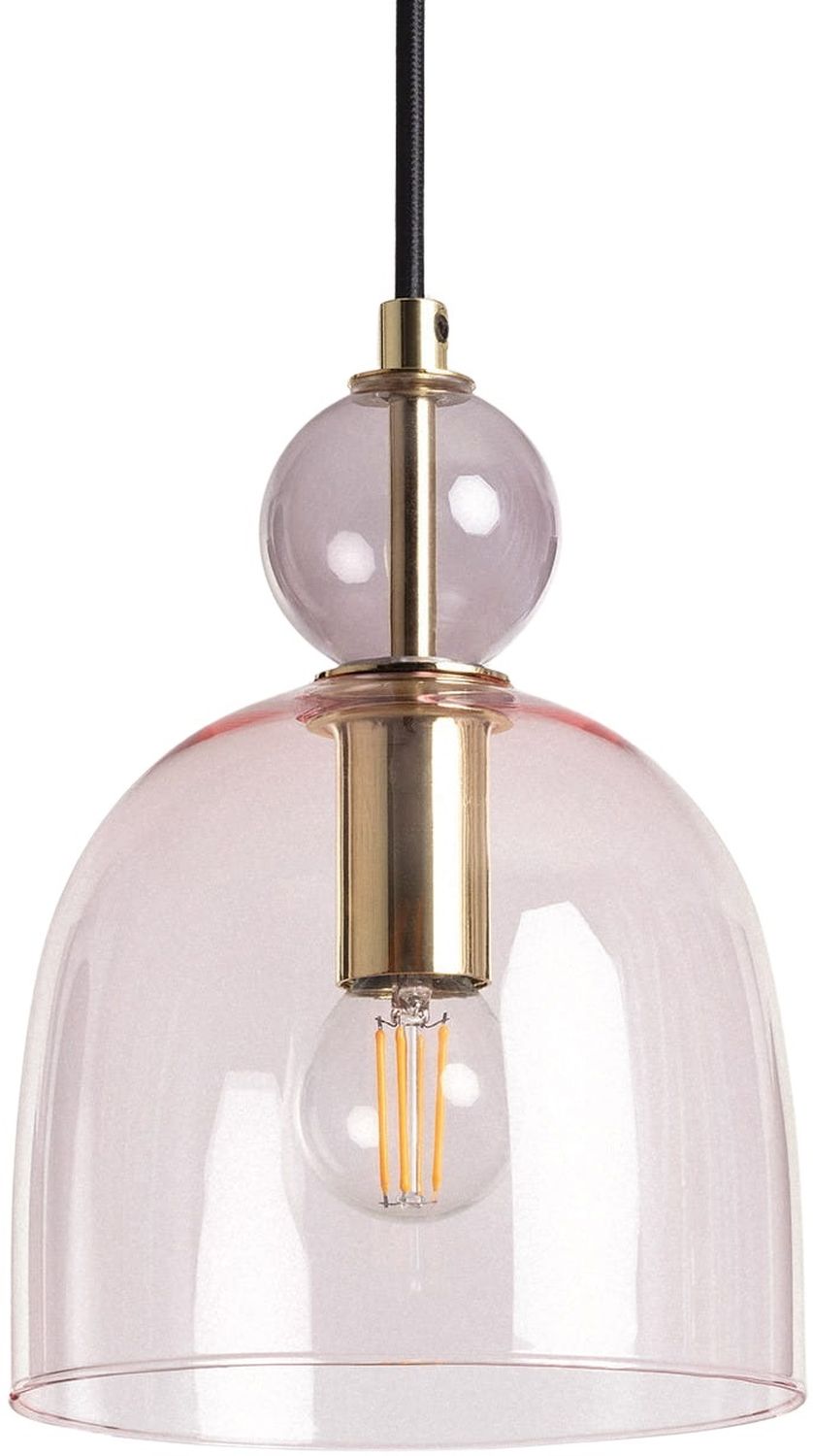 Darmowa Dostawa - Lampa wisząca 1x20 W złota-fioletowa Abruzzo Koloreno ABRKOLO1F