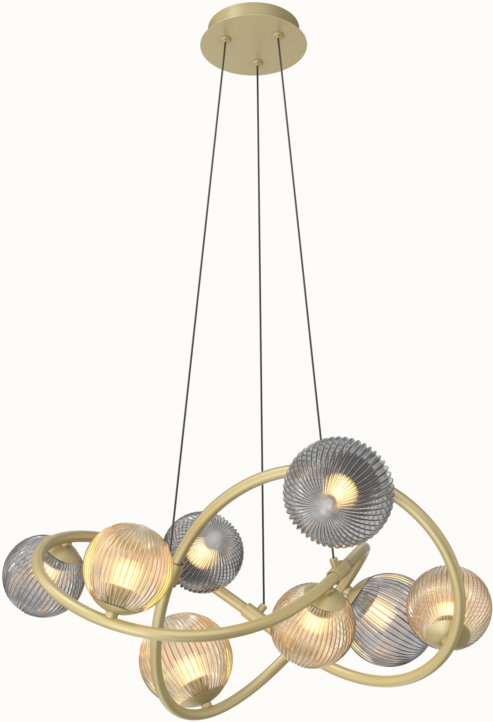 Darmowa Dostawa - Lampa wisząca powyżej 6x3.5 W złota Aviano Metz 7015804