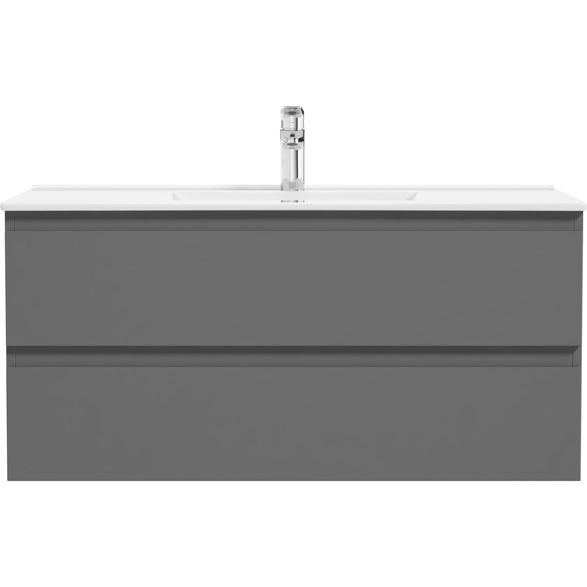 Darmowa Dostawa - Umywalka z szafką 100 cm grafit Oltens Vernal 68002400