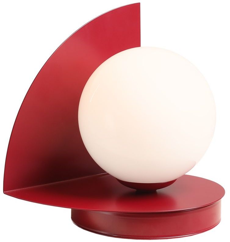 Darmowa Dostawa - Lampa stołowa 1x10 W czerwona Aldex Loop 1125B15
