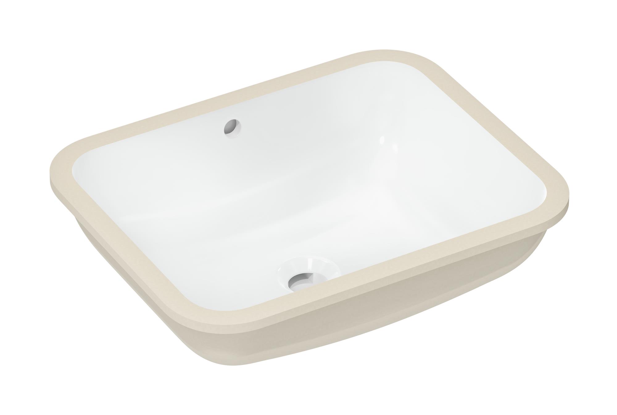 Darmowa Dostawa - Umywalka 45x35 cm prostokątna podblatowa biała Hansgrohe Xuniva Q 61052450