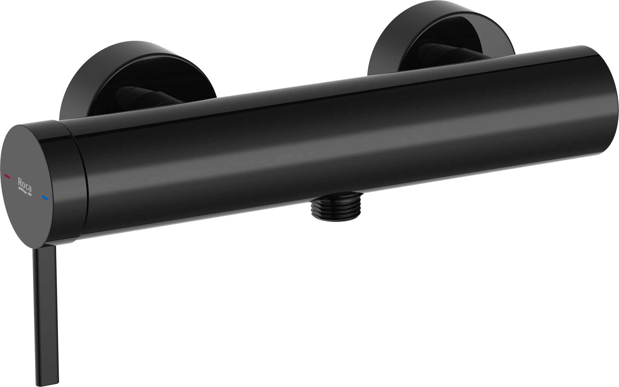 Darmowa Dostawa - Bateria prysznicowa ścienna czarna Roca Ona A5A219ECN0