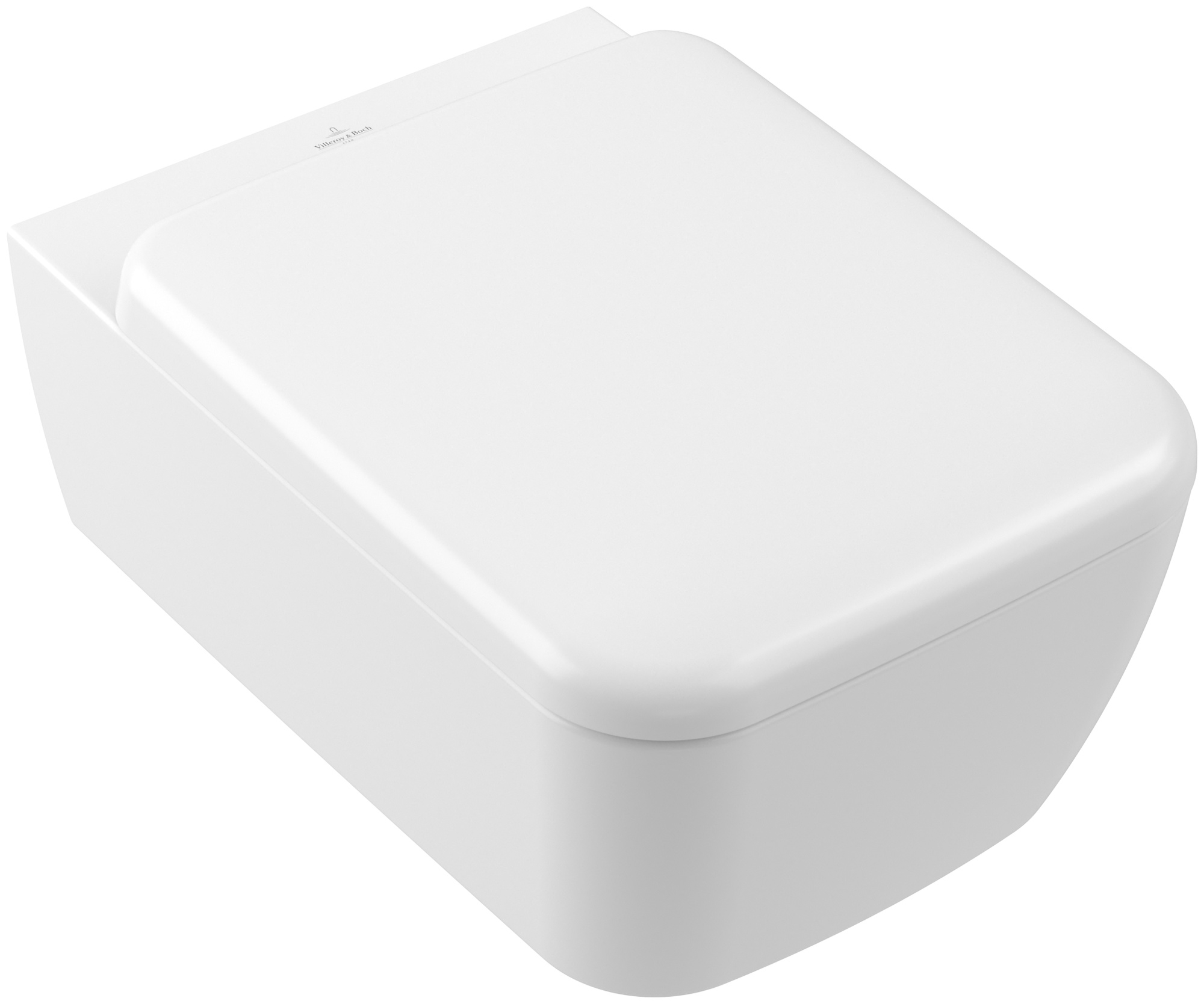 Darmowa Dostawa - Miska WC z deską wolnoopadającą wisząca bez kołnierza ze spłukiwaniem wirowym biały mat Villeroy & Boch Skyla 4682CLRW