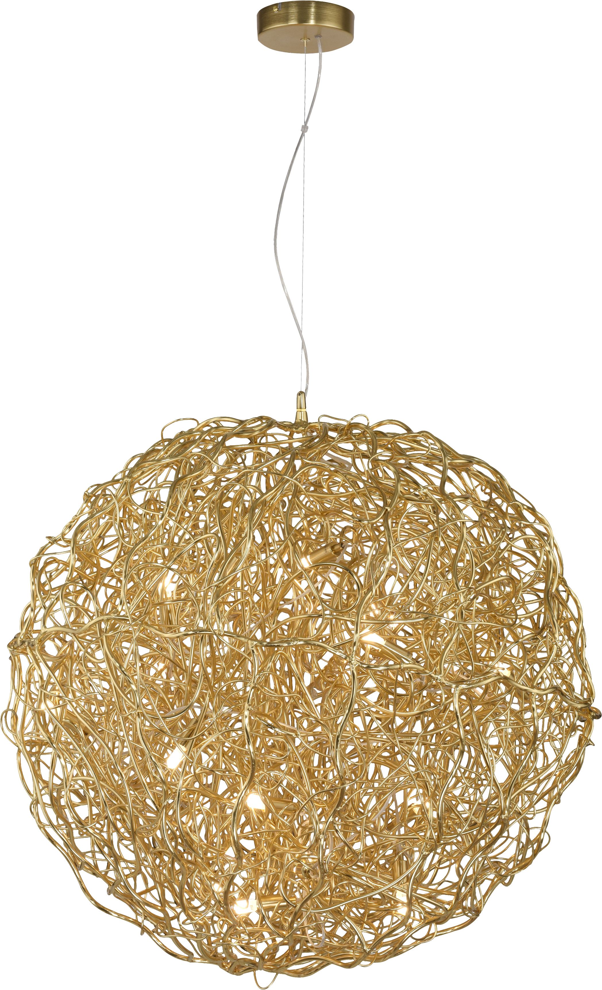 Darmowa Dostawa - Lampa wisząca x40 W złota Paul Neuhaus Sarea 201912