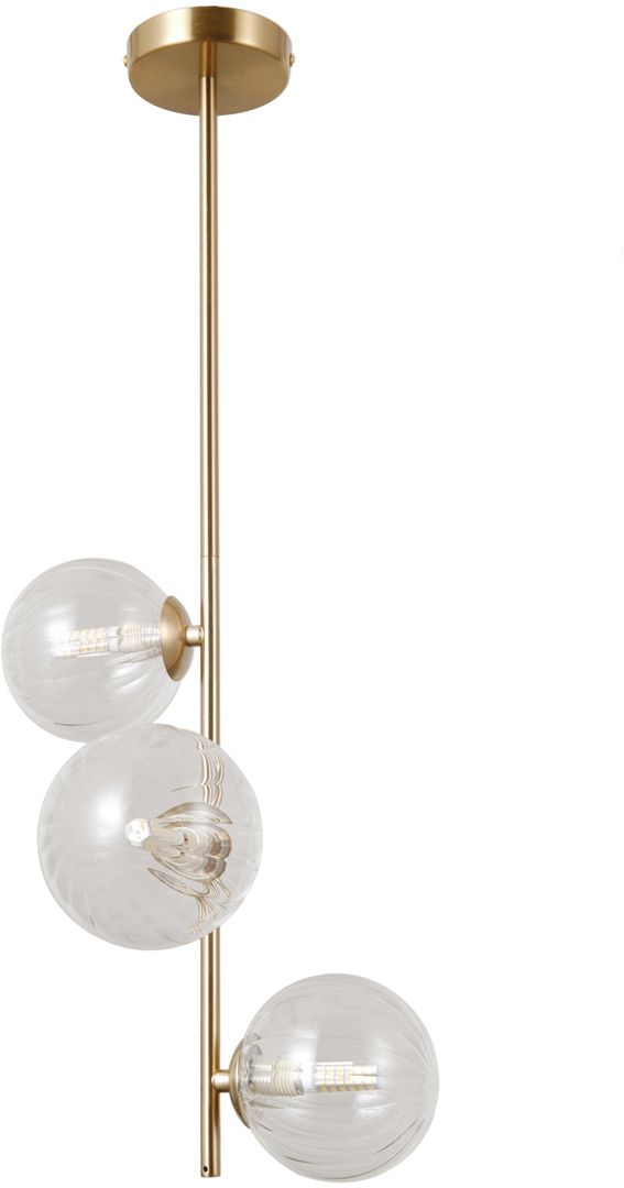 Darmowa Dostawa - Lampa wisząca 3x5 W złota Italux Toledo PND407173HBR