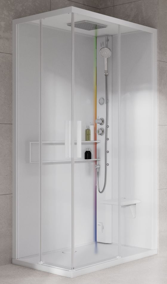 Darmowa Dostawa - Kabina z hydromasażem Novellini Glax G22A9070DT51UU