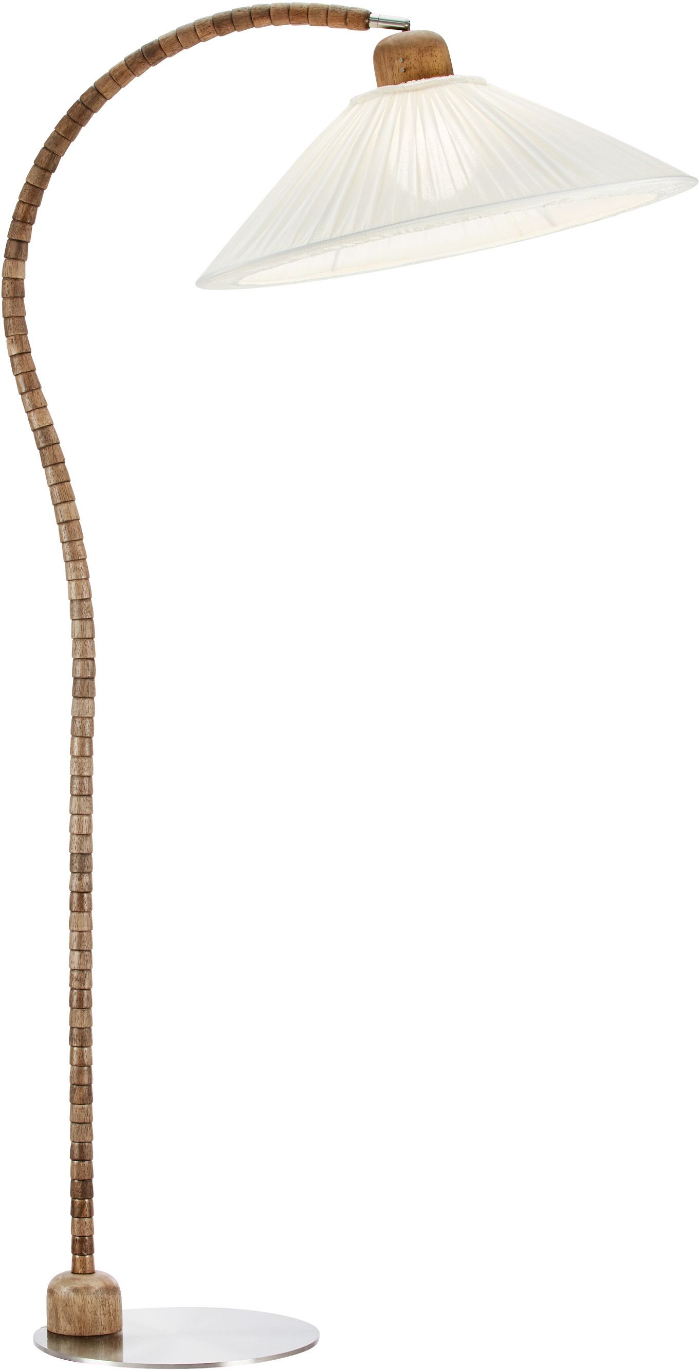 Darmowa Dostawa - Lampa stojąca 1x40 W biała-brązowa Markslöjd Esset 109190